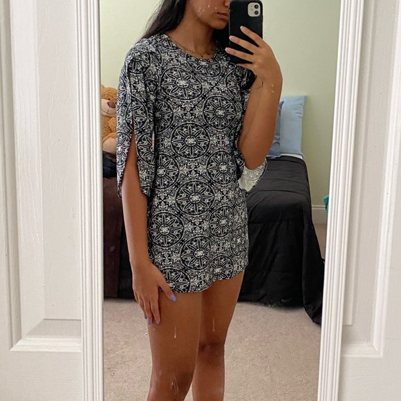 RARE EDITIONS DRESS BIG GIRLS BLACK AND WHITE - Picture 6 of 6